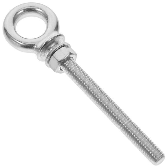 EeaseCA Durable Stainless Steel Lifting Eye Bolts with Nuts Swing Eyebolts Ring Hook Bolt Screw Fasterners (M8 x 80 - 316)