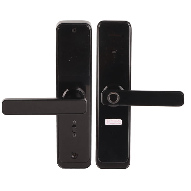 Cerradura de puerta con manija 4 métodos para desbloquear la cerradura de la puerta con control de acceso al teclado con contraseña retroiluminado para seguridad en el hogar