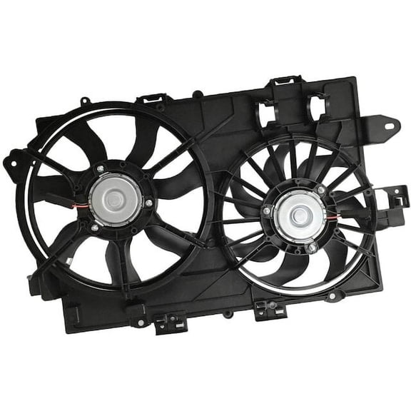 Auxiliary Fan Assembly - Compatible with 2006 - 2008 Pontiac Torrent 3.4L V6 with Air Conditioning (Up To 11/11/2007)