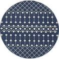 thumbnail image 2 of Nourison Grafix Moroccan Navy 8' x ROUND Area Rug, (8 Round), 2 of 8