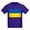 Purple, variant on CafePress - Ukraine Flag T Shirt - Dark T-Shirt Kids XS-XL
