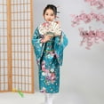 thumbnail image 5 of vnanda Exquisite Kimono Japanese Kimono Dress Vibrant Cherry Blossom Print Easy to Wear Cosplay School Performances Lightweight Comfortable Traditional, 5 of 8