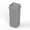 Gray, variant on WYDK Square Commercial Trash/Garbage Can | Outdoor/Office/Restaurant/School/Kitchen (35 Gallon, Blue)