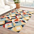 thumbnail image 1 of 5 x 6 Area Rug Geometric Rugs, Colorful Carpet for Living Room Bedroom Modern Abstract Patterned Indoor Home Decor, Non Slip Soft & Low Pile Large Washable Rug ZH&142, 1 of 7