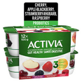thumbnail image 1 of Activia Probiotic Yogurt, Apple-Blackberry/Raspberry/Cherry/Strawberry-Rhubarb, 12x100g, 1 of 8