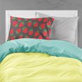 thumbnail image 2 of Carolines Treasures BB5137PILLOWCASE Strawberries on Gray Fabric Standard Pillowcase Standard multicolor, 2 of 2