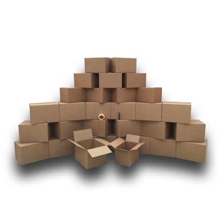 Uboxes 2 Room Economy Moving Kit, 30 Boxes, Moving & Packing (Best Place To Get Moving Supplies)