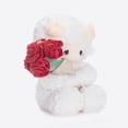 thumbnail image 4 of 11.8" Lamb Plush Stuffed Animal with Removable Red Rose Bouquet, Ultra-Soft & Interactive Cuddly Sheep Plushie Toy, Perfect Gift for Kids, Girls, Adults for Birthday, Valentine's Day and Home Decor, 4 of 6