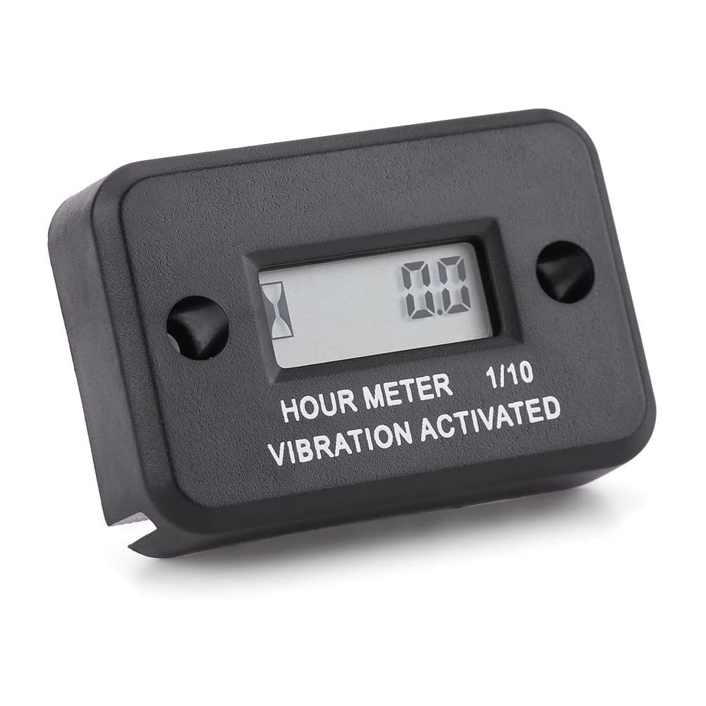 Octpeak Digital Hour Meter,Digital Vibration Hour Meter Gauge Wireless for Vibrating Machine