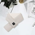 thumbnail image 4 of Clearance! Rechargeable Heated Scarf Smart Electric Heating Scarf for Women Usb Charging Winter Down Cloth Warm Neck Pad 5 Seconds Fast Heat Lasting 55掳C 41.34in, 4 of 5