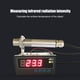 thumbnail image 3 of M Buder Sonda de Sensor de Temperatura Infrarrojo Fijo de Acero Inoxidable 12V-24V DC 4-20mA 0-400℃ para Equipos Industriales, 3 of 4