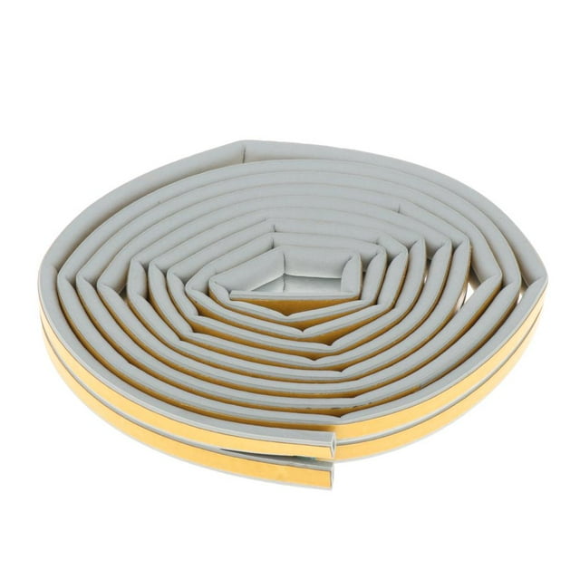 es de puerta Ajuste de sello de goma de puerta de protección apto para mayoría de los coches Gris 6mm Macarena Tira de sello de goma
