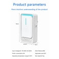 thumbnail image 3 of Negative Ion Air Purifier With Smart Bactericidal Technology PM2.5 Reduction Odor Removal Plug In Type For Home Office Use, 3 of 8