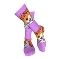 thumbnail image 4 of Bingfone Corgi In Sushi Roll Print Compression Socks for Women and Men Long Socks for Running Athletic Cycling Nurse, 4 of 8