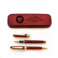 thumbnail image 1 of Personalized Solid Rosewood Case and Two Pens for Graduate, 1 of 4