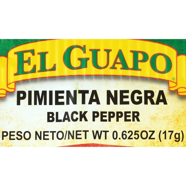 El Guapo® Pimienta Negra Whole Black Pepper, 0.62 oz - Pick 'n Save