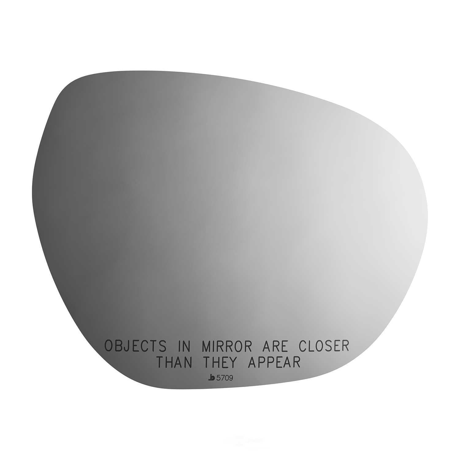 Burco Side View Mirror Replacement Glass - Clear Glass - 5709