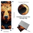 thumbnail image 4 of Bear Hot Yoga Towel with Storage Bag, 72.8"x26.8", Ideal for Yoga, Pilates, Fitness - Yoga Towels and Blankets, 4 of 6