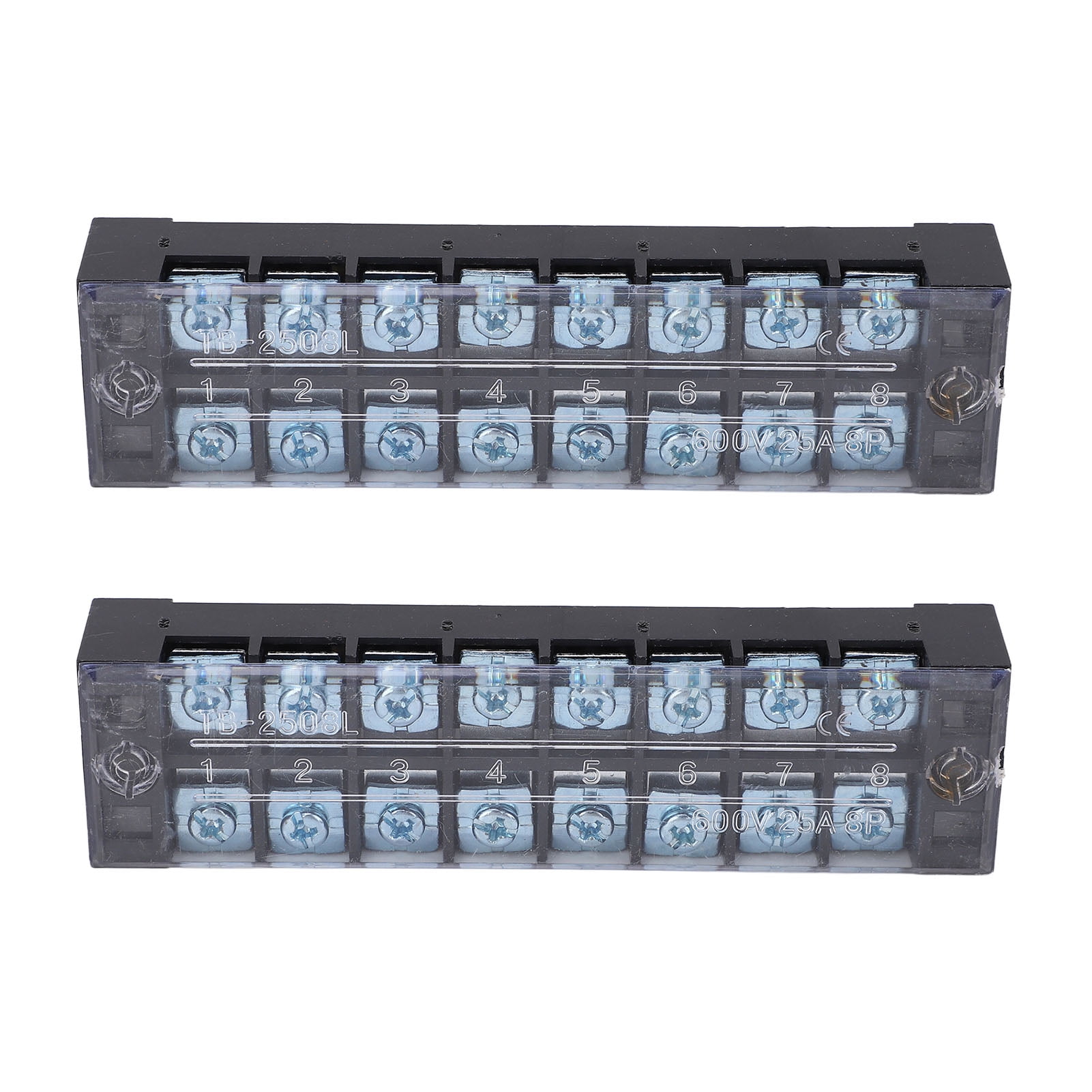 Screw Terminal Strip Terminal Strip Blocks 2PCS Dual Row Screw Terminal