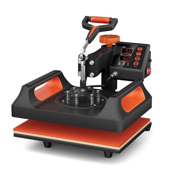 XUTUMM Auto Heat Press Machine for T Shirts - 15x12 Smart T Shirt Press Machine with Counting Function - Professional Heat Press