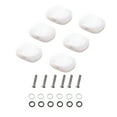 thumbnail image 3 of 6 PCS Vintage String Tuning Pegs Replacement Machine Heads with White Plastic Buttons for Electric Guitar, 3 of 8