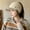 BEIGE, variant on Knit Beanie Hat for Women High Bun Ponytail Skull Cap Stretch Winter Chunky Warm Visor Brim Crochet Hats