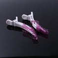 thumbnail image 2 of Pinzas para el pelo de cocodrilo 10 Uds. dientes anchos doble bisagra para peluquería profesional, 2 of 7