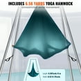 thumbnail image 4 of KFFKFF Yoga Swing Stand Hammock Aerial Silk Kit Load Yoga Frame 551.15 lbs Green, 4 of 8