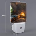 thumbnail image 2 of Cauagu Cozy Tree Hole Cabin Print LED Nightlight,0.5W Night Lights Plug into Wall 1 Pack with Dusk-to-Dawn Light Sensor Soft Glow Lamp for Bathroom Adult Hallway-EU, 2 of 7