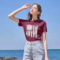 thumbnail image 3 of KimSoong Women Patriotic Shirts American Flag Shirt 4th of July Tshirt Graphic Tees Casual Short Sleeve Tee Top, 3 of 4