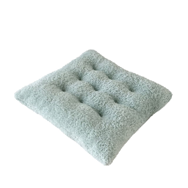Yhmxh Cojín para silla de color liso con acabado mate, cojín para silla de comedor, cojín para oficina, estudiante y asiento de invierno, resistente a la decoloración.