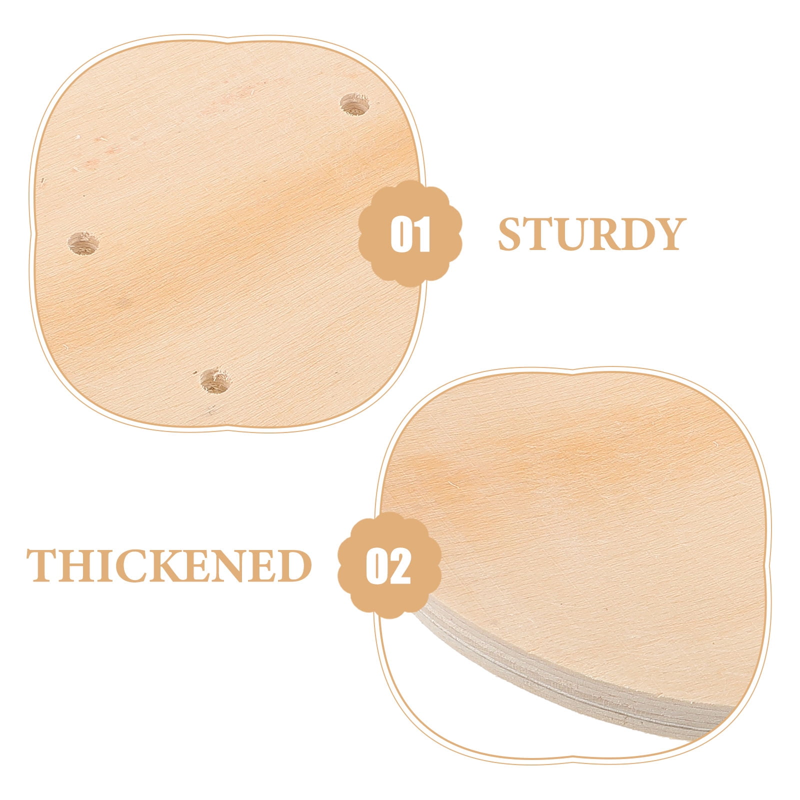 IBASETOY 3Pack Plain Skateboard Decks for Family and Friends