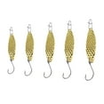 thumbnail image 2 of Metal sequins Golden and silver oblique piece leech simulation bait fishing tackle, 2 of 8