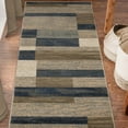 thumbnail image 5 of Superior 2' 7" x 8' Runner Rug For Living Room Bedroom, Geometric Indoor Rugs, Midnight Navy, 5 of 5