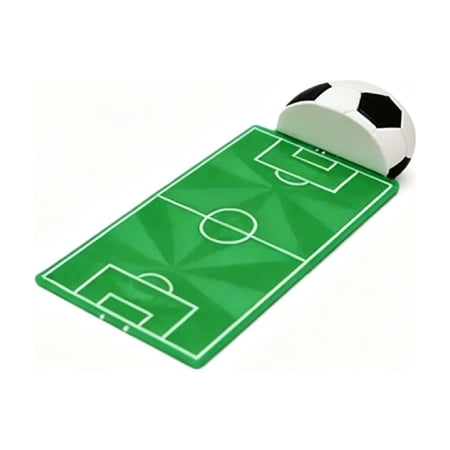Football Field Reading Bookmark with Soccer Theme Durable Clip Design for Book Lovers & Enthusiasts Perfect for Home Office or Gift Sharing