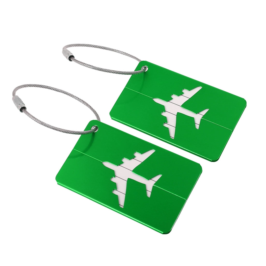 1Pc Aluminium metal travel luggage baggage suitcase address tags label holder