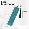 thumbnail image 3 of Kdxio Funny Cat Blue Print Metal Tassel Bookmarks,Perfect Gift for Art Lovers and Bookworms Metal Bookmarks for Women, 3 of 8