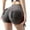 Gray-10, variant on REALiKUN Women's High Waisted Yoga Shorts Sports Gym Ruched Butt Lifting Workout Running Lace Up Back Pockets Booty Shorts