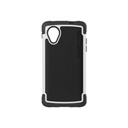 Mobile Coat (Ballistic Tough Jacket Series - Back cover for cell phone - silicone, polycarbonate, polymer - black/white - for Google Nexus)