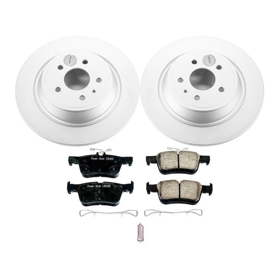 Rear Brake Pad and Rotor Kit - Compatible with 2015 - 2019 Lincoln MKC 2016 2017 2018