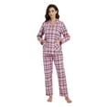 thumbnail image 3 of Kolipajam Cotton Flannel Pajamas for Women 100% Cotton Flannel Pajamas Set Cozy Loungewear M, 3 of 5