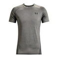 thumbnail image 5 of Under Armour HeatGear Fitted Short Sleeve T-Shirt, Grey, 5 of 5