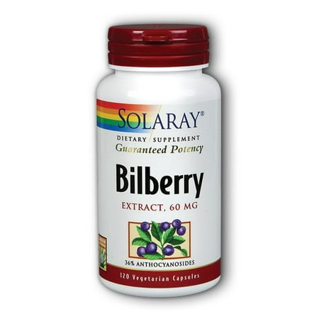 Solaray Bilberry Extract 60 mg - 120 Vegetarian