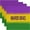 color 6, variant on SPXUBZ Mardi Gras Placemats, New Orleans Mardi Gras Carnival Yellow Purple Green Mask Bead Chain 18x12 Inch Placemats for Mardi Gras Family Table Holiday Decoration Placemat Set of 4