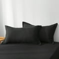 thumbnail image 2 of 4 Pack Pillow Cases - 100% Microfiber Breathable - 4 Pack Pillow Covers (Queen, Black), 2 of 4
