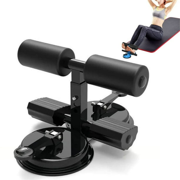 Fiudx Dispositivo de Apoyo para Abdominales con Ventosa Resistente, Equipo Ergonómico para La Espalda, Diseño Compacto y Portátil, Ideal para Gimnasios En Casa y Viajes. Ideal para Todos Los Niveles