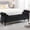 Black, variant on 67" End of Bed Storage Bench King Size, Storage Bench for Bedroom, Velvet Bed Bench with Storage Upholstered Tufted Storage Ottoman Bench with Arms for Bedroom, Living Room, Entryway, Black