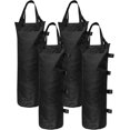 thumbnail image 1 of 4 piezas de bolsa de peso de arena para patas de toldo emergente, carpa, sombrilla, bolsa con peso para pies (negro, 15 x 50 cm), 1 of 5