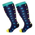 thumbnail image 1 of GDREDA Stockings | Oversized Knee-High Tight Socks for Comfortable Support and Stretch Fit Mint Green,XXXL, 1 of 2