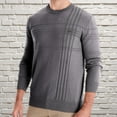 thumbnail image 2 of Feancey Mens Lightweight Sweaters Soft Crewneck Knit Pullover Regular Fit Casual Knitted Jumper Tops 2025 Fall Thin Fashion Sweater Shirts Back to School Prime Sales Dark Gray XL, 2 of 6